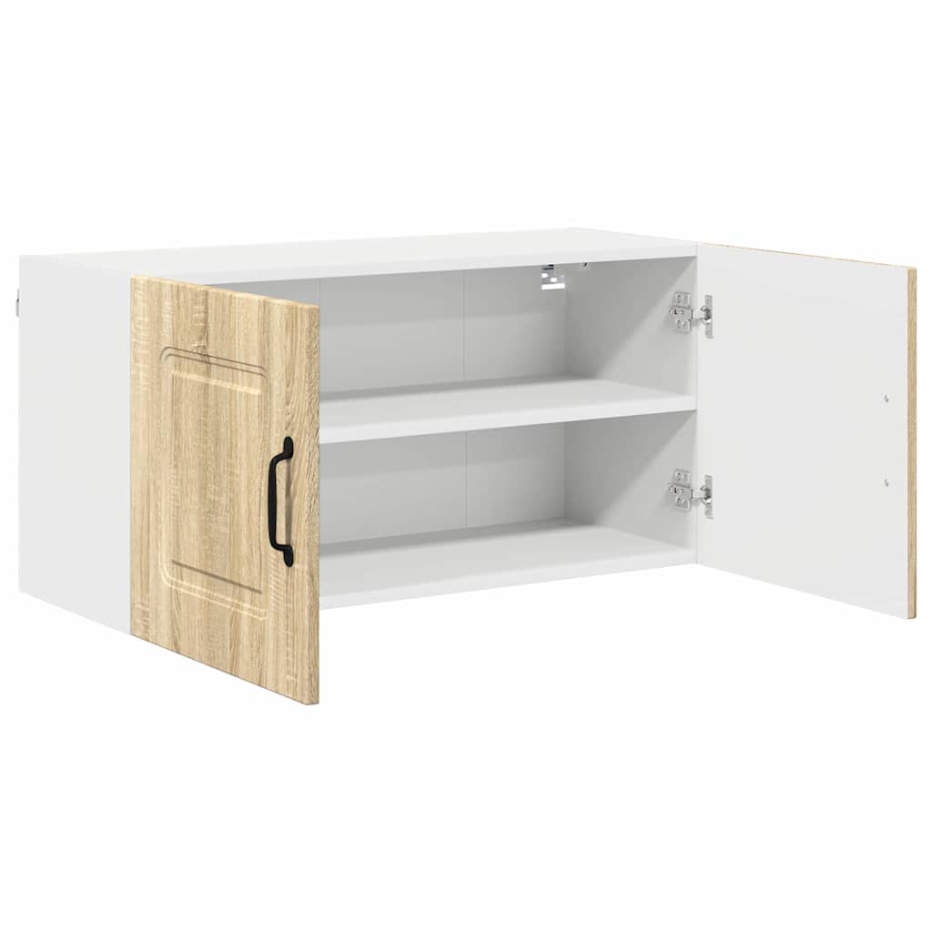 Keukenkast aan de muur met plank Sonoma Eiken 80 x 31 x 40 cm