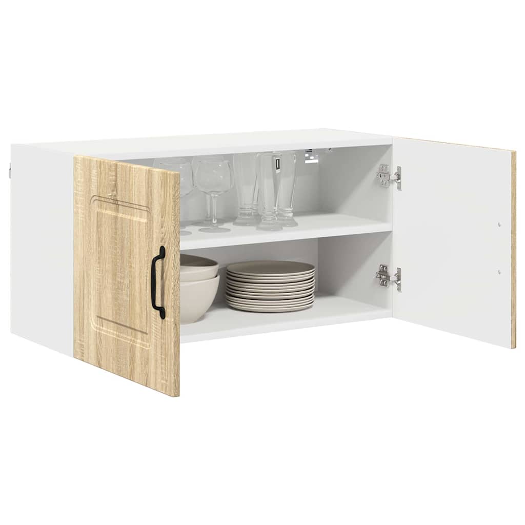 Keukenkast aan de muur met plank Sonoma Eiken 80 x 31 x 40 cm