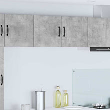 Keukenkast aan de muur Beton Grijs 80 x 31 x 40 cm Bewerkt hout