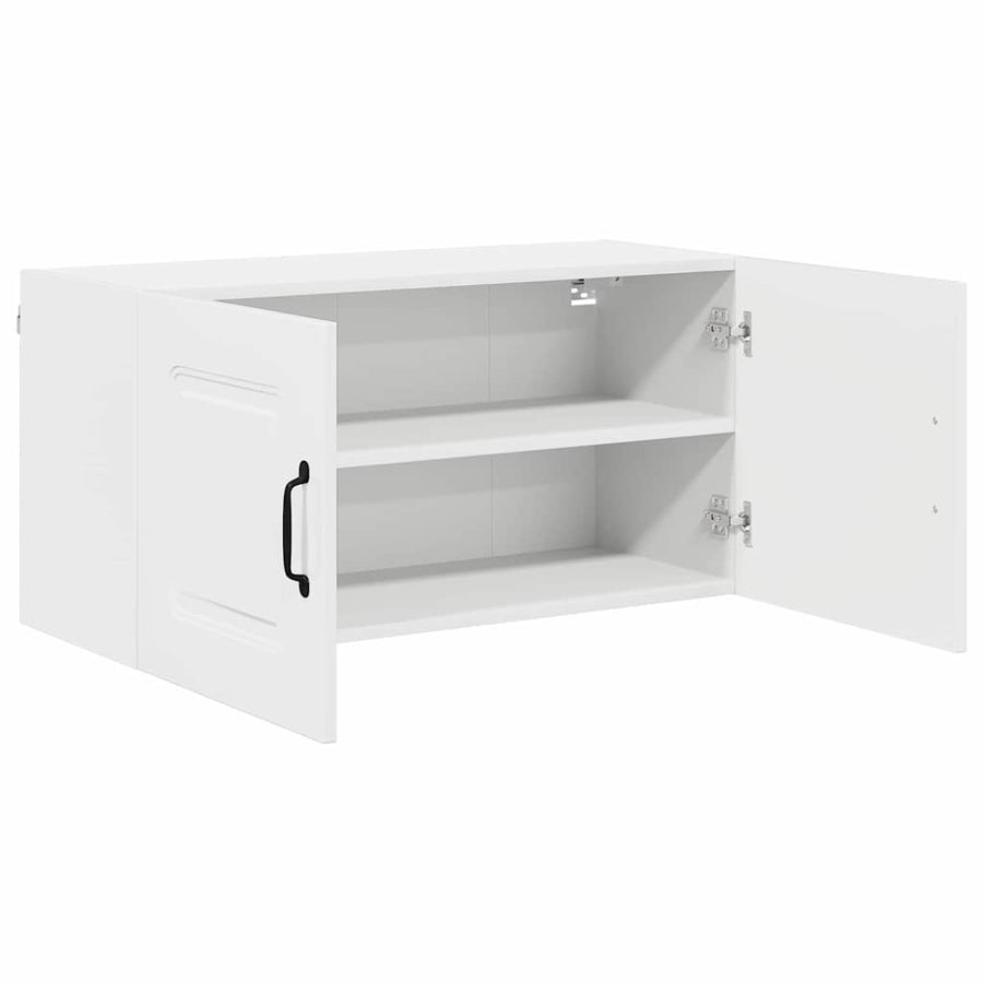 Keukenkast aan de muur met plank Hoogglans wit 80 x 31 x 40 cm