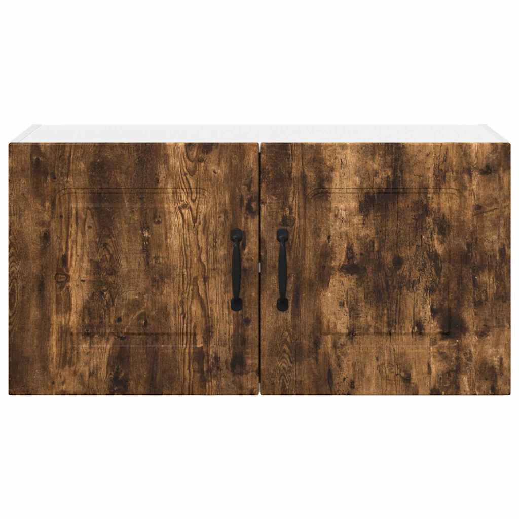 Keukenkast aan de muur met plank Gerookt eiken 80 x 31 x 40 cm