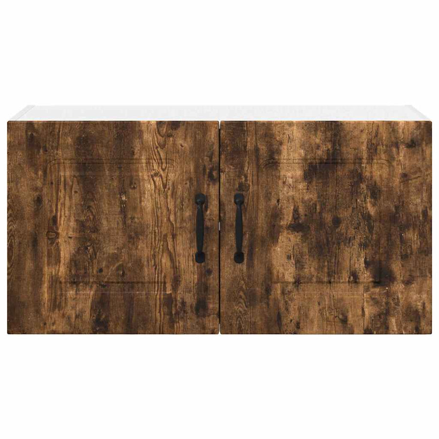 Keukenkast aan de muur met plank Gerookt eiken 80 x 31 x 40 cm