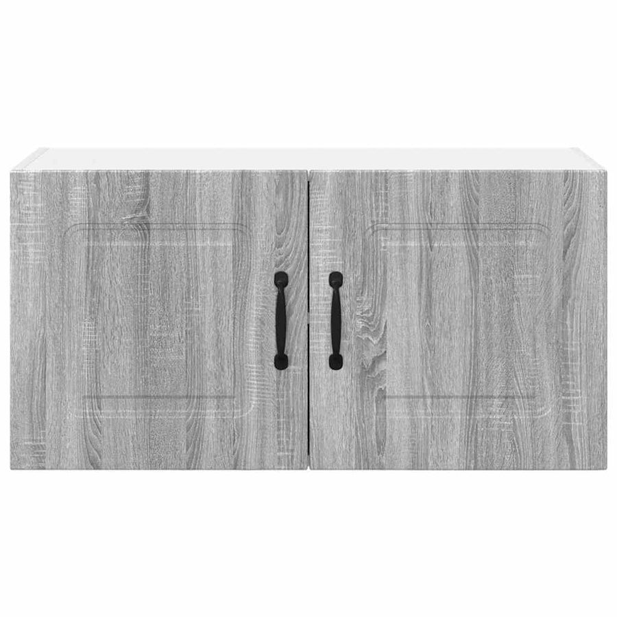 Keukenkast aan de muur met plank Grijs Sonoma 80 x 31 x 40 cm