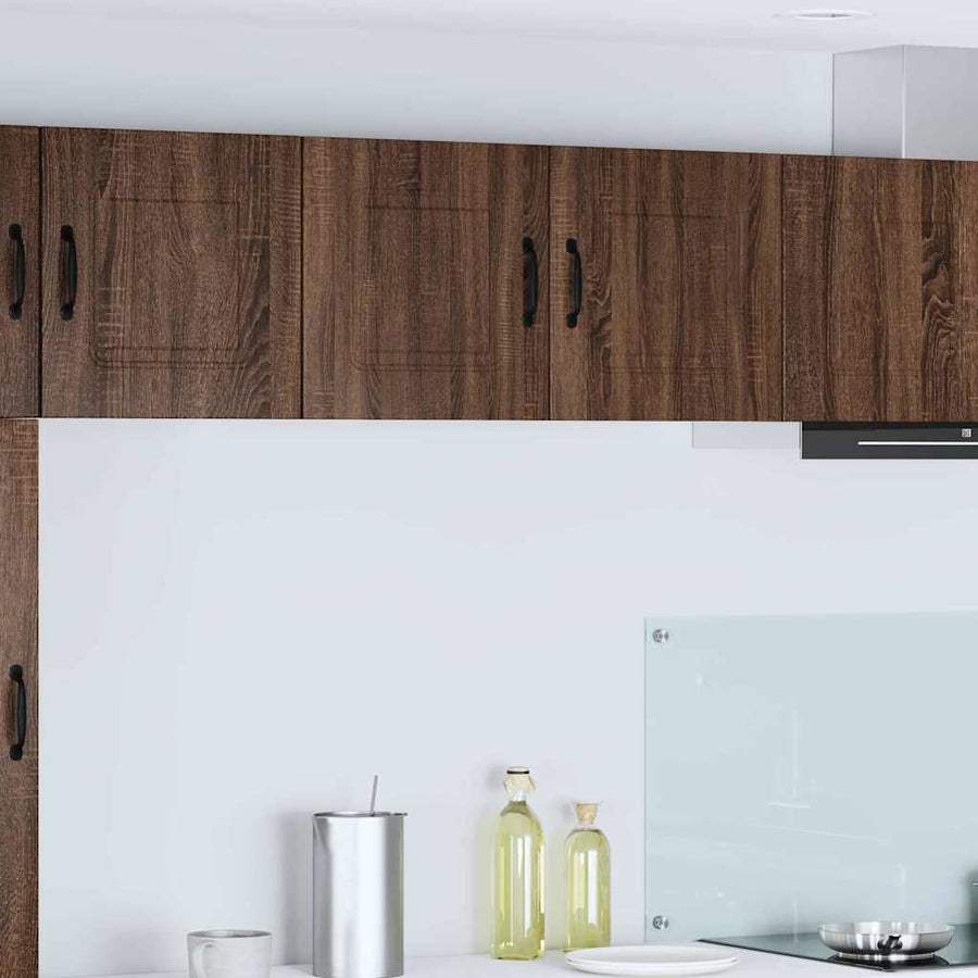 Keukenkast aan de muur Bruin Eiken 80 x 31 x 40 cm Bewerkt hout