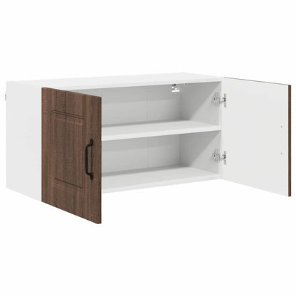Keukenkast aan de muur Bruin Eiken 80 x 31 x 40 cm Bewerkt hout