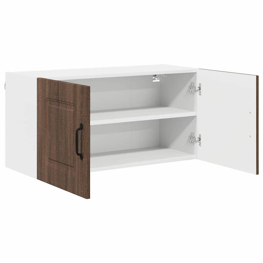 Keukenkast aan de muur Bruin Eiken 80 x 31 x 40 cm Bewerkt hout