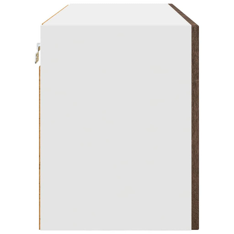 Keukenkast aan de muur Bruin Eiken 80 x 31 x 40 cm Bewerkt hout