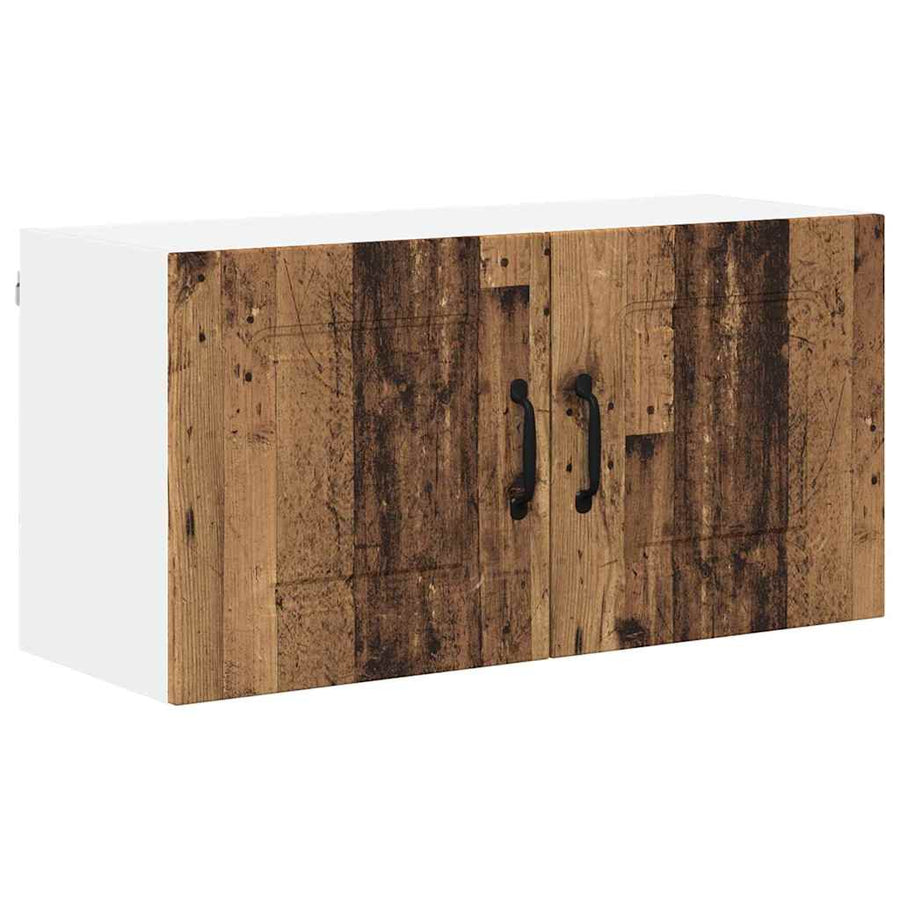 Keukenkast aan de muur Oud Hout 80 x 31 x 40 cm Bewerkt hout