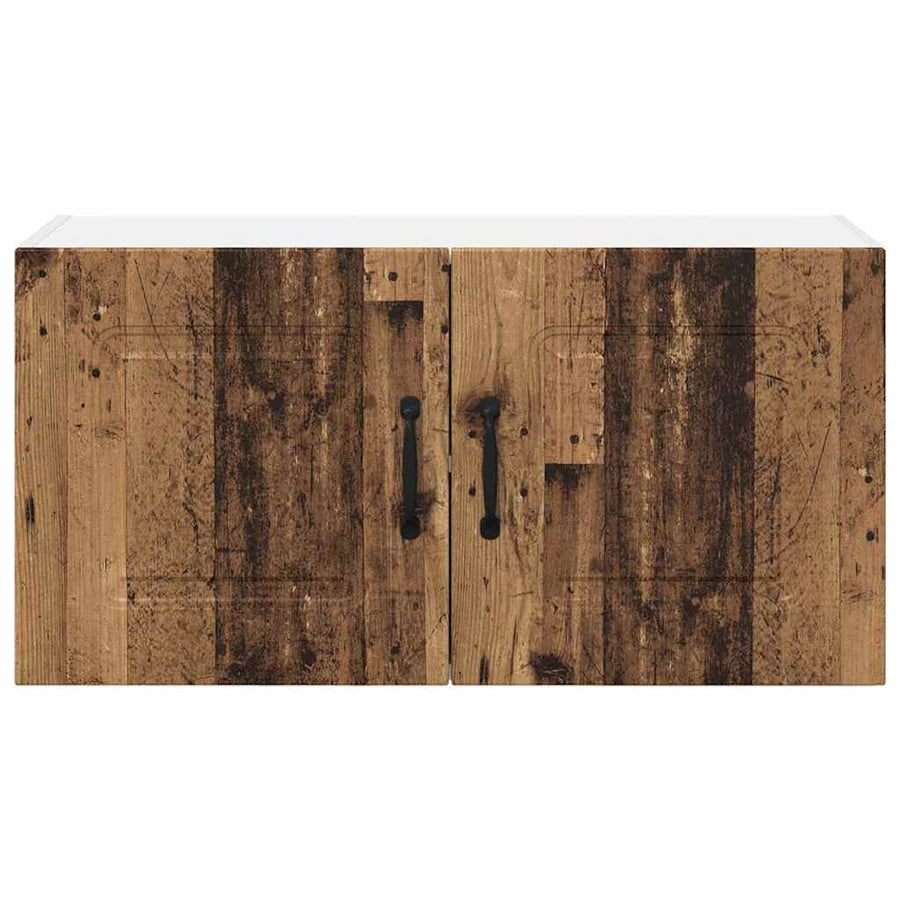 Keukenkast aan de muur Oud Hout 80 x 31 x 40 cm Bewerkt hout