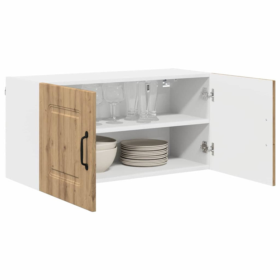 Keukenkast aan de muur met plank Artisan Eiken 80 x 31 x 40 cm