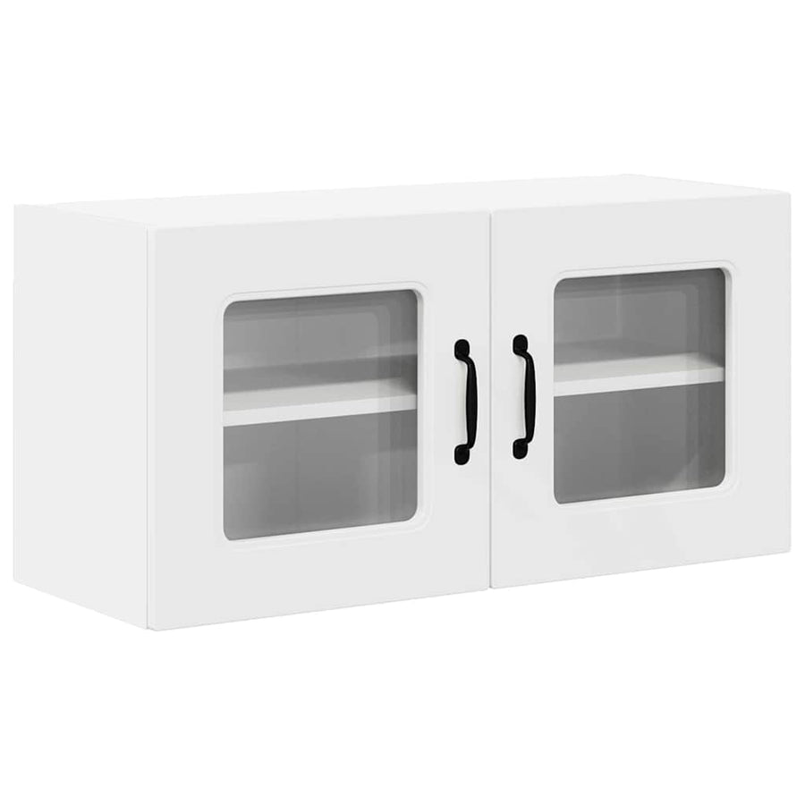 Keukenkast aan de muur Wit 80 x 31 x 40 cm Bewerkt hout