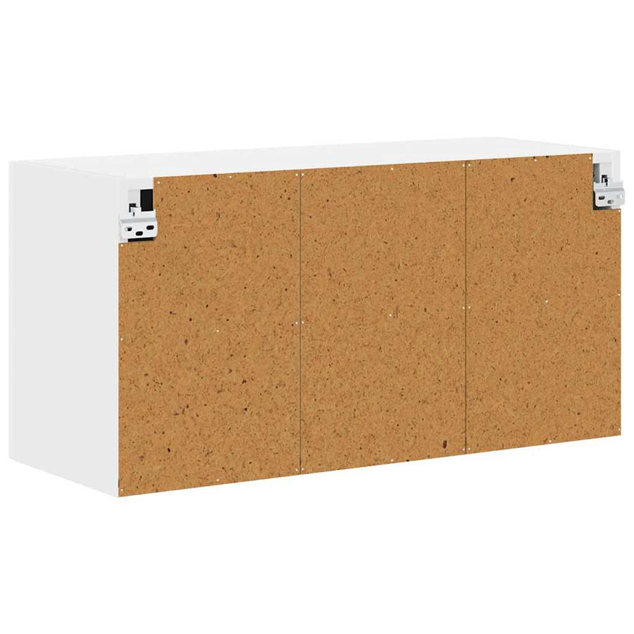 Keukenkast aan de muur Wit 80 x 31 x 40 cm Bewerkt hout