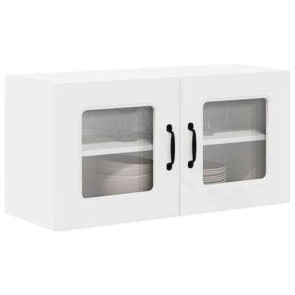 Keukenkast aan de muur Wit 80 x 31 x 40 cm Bewerkt hout