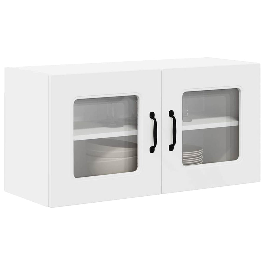 Keukenkast aan de muur Wit 80 x 31 x 40 cm Bewerkt hout