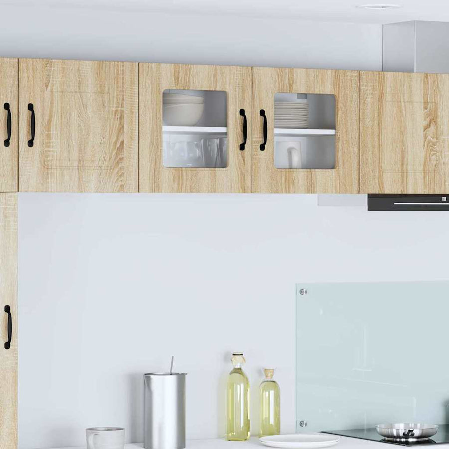 Keukenkast aan de muur met plank Sonoma Eiken 80 x 31 x 40 cm