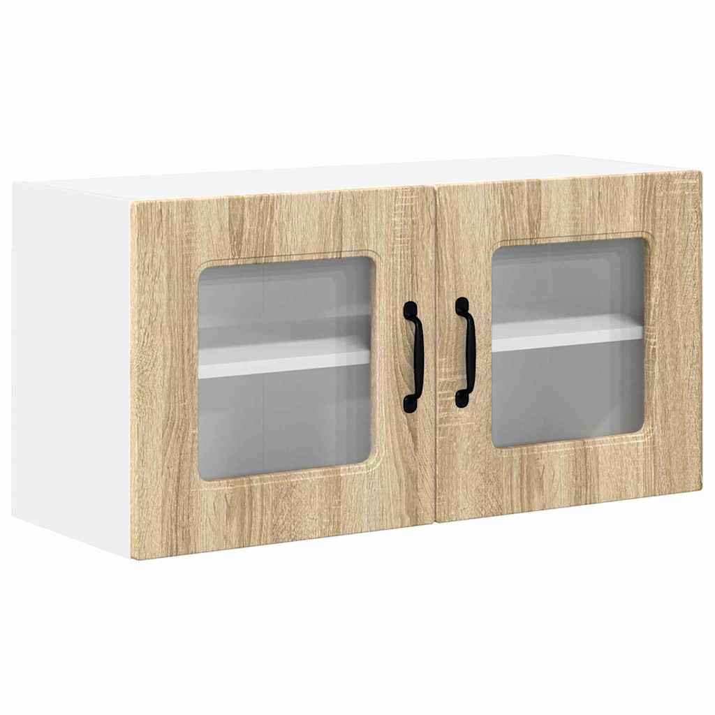 Keukenkast aan de muur met plank Sonoma Eiken 80 x 31 x 40 cm