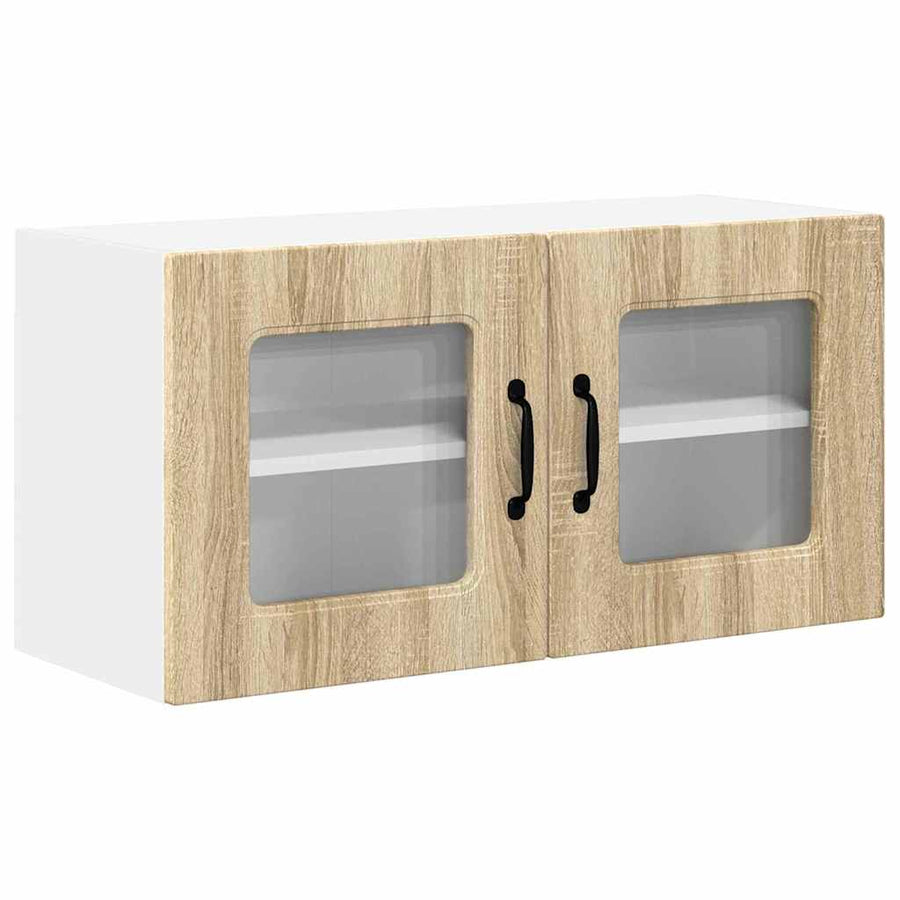 Keukenkast aan de muur met plank Sonoma Eiken 80 x 31 x 40 cm