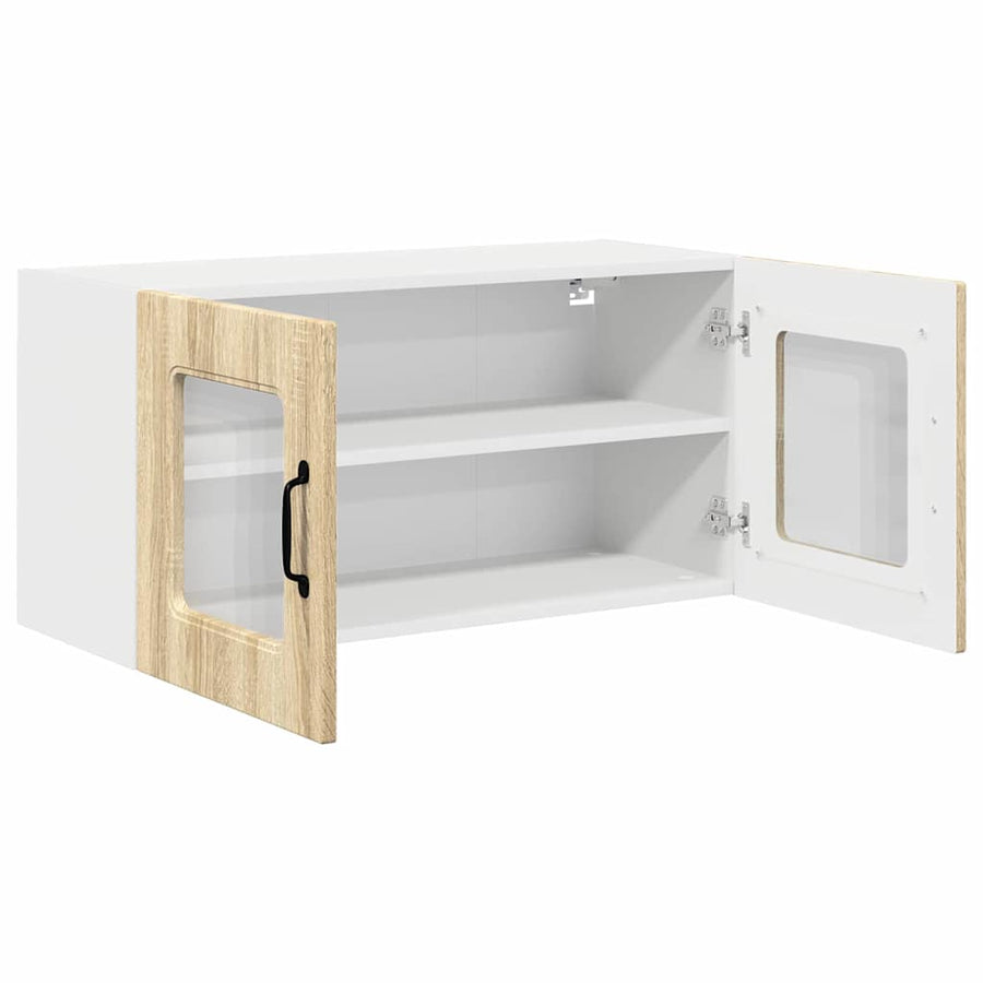 Keukenkast aan de muur met plank Sonoma Eiken 80 x 31 x 40 cm