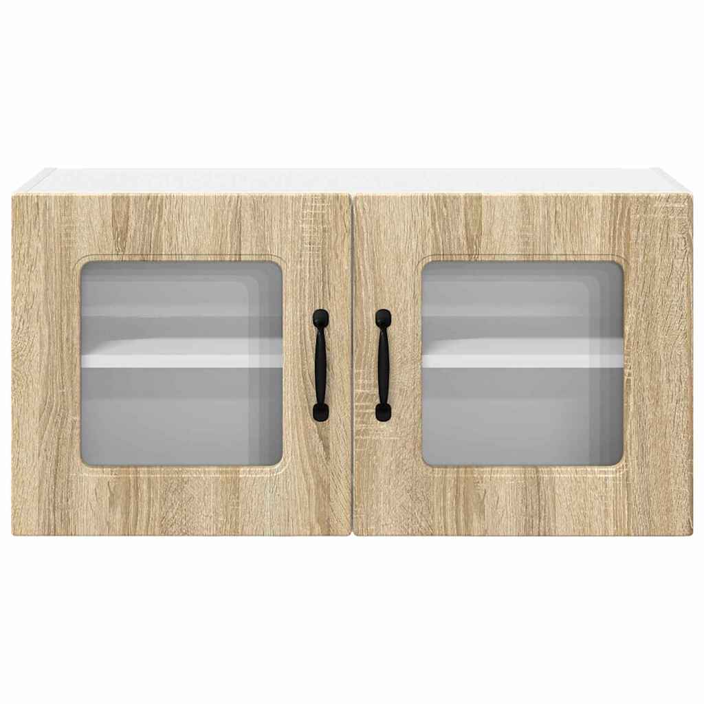 Keukenkast aan de muur met plank Sonoma Eiken 80 x 31 x 40 cm