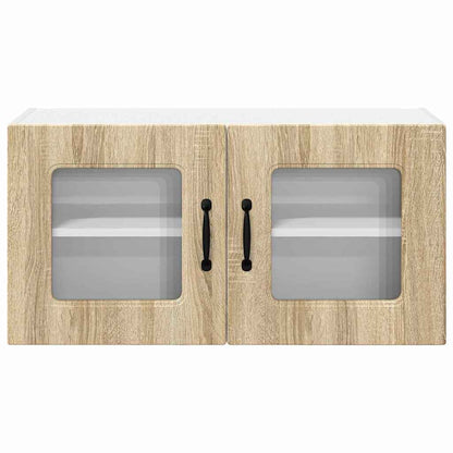 Keukenkast aan de muur met plank Sonoma Eiken 80 x 31 x 40 cm