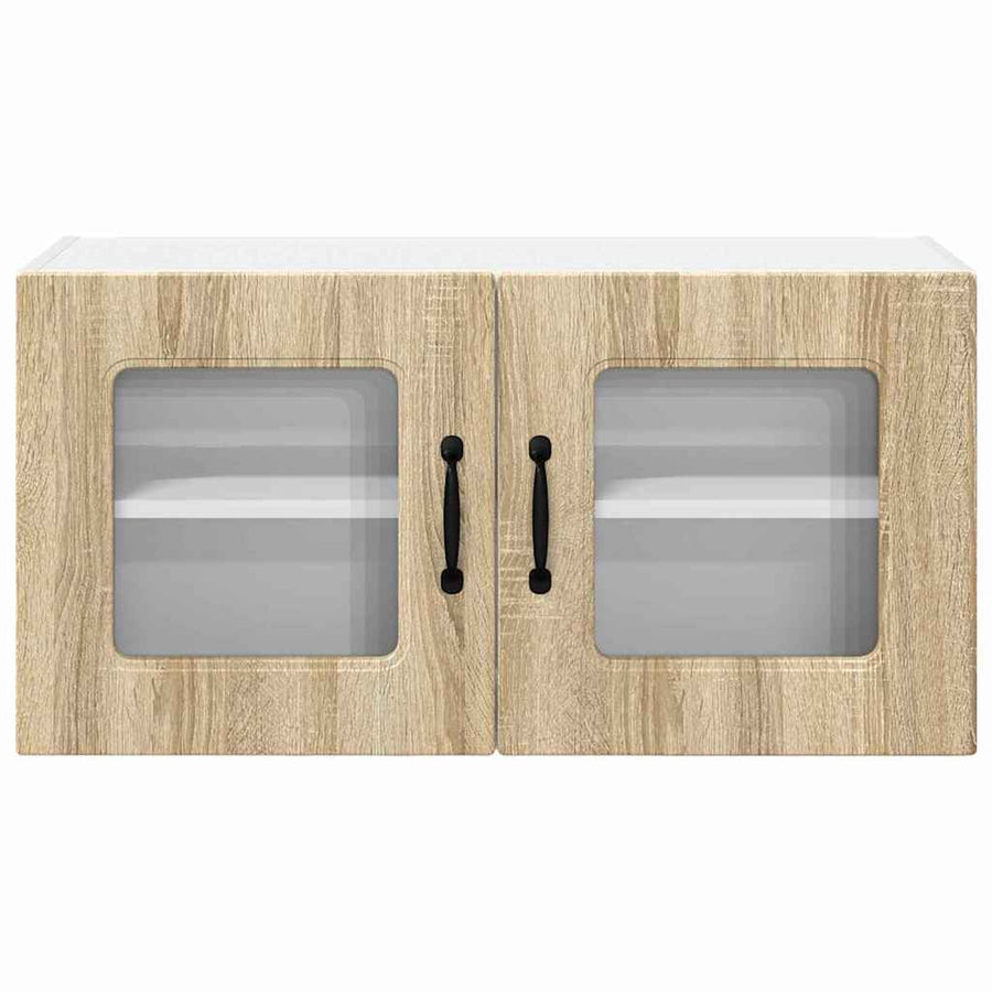Keukenkast aan de muur met plank Sonoma Eiken 80 x 31 x 40 cm