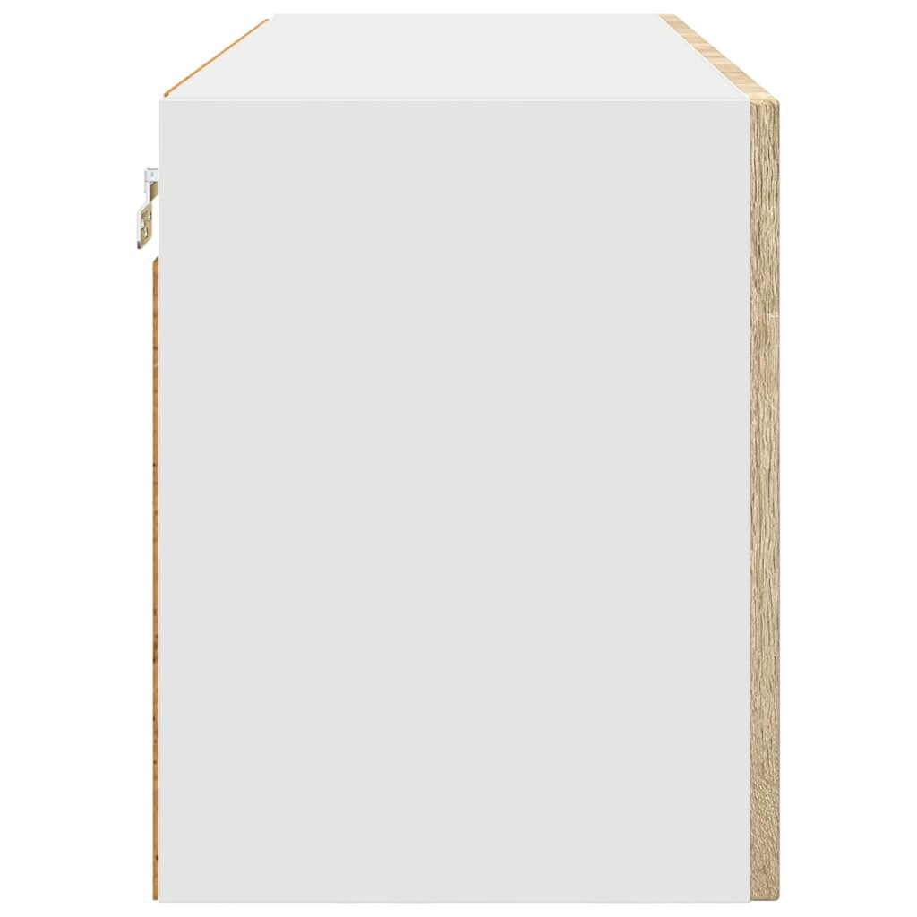 Keukenkast aan de muur met plank Sonoma Eiken 80 x 31 x 40 cm