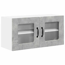 Keukenkast aan de muur Beton Grijs 80 x 31 x 40 cm Bewerkt hout