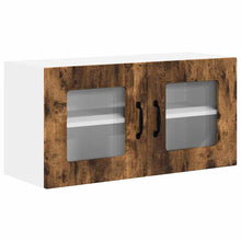 Keukenkast aan de muur met plank Gerookt eiken 80 x 31 x 40 cm