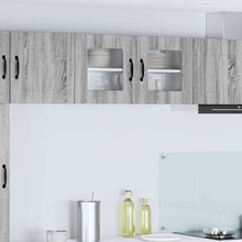 Keukenkast aan de muur met plank Grijs Sonoma 80 x 31 x 40 cm