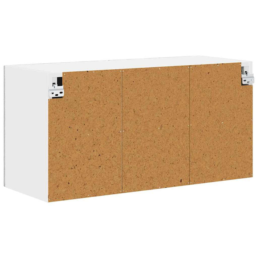 Keukenkast aan de muur met plank Grijs Sonoma 80 x 31 x 40 cm