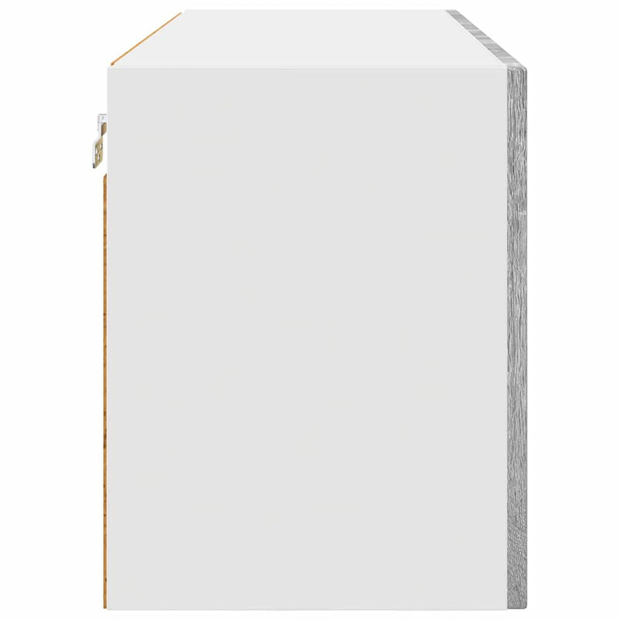 Keukenkast aan de muur met plank Grijs Sonoma 80 x 31 x 40 cm