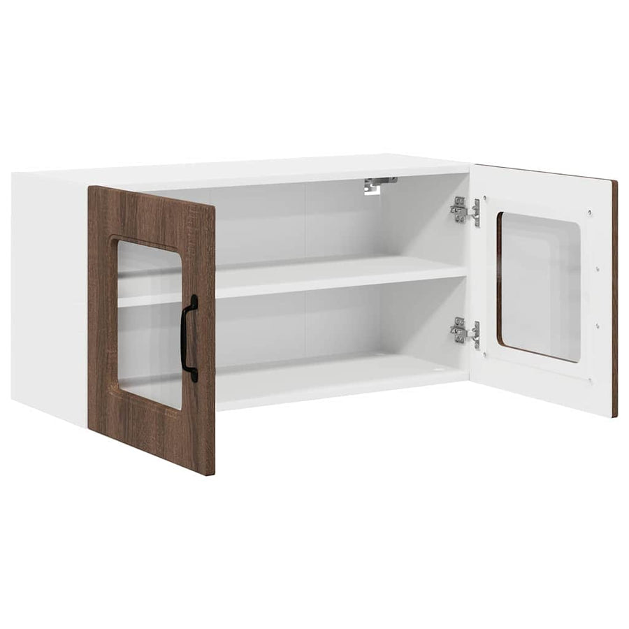 Keukenkast aan de muur Bruin Eiken 80 x 31 x 40 cm Bewerkt hout