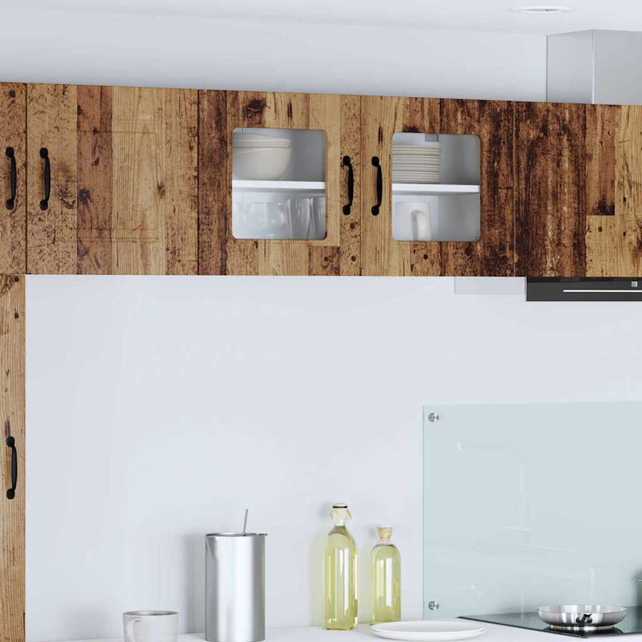 Keukenkast aan de muur Oud Hout 80 x 31 x 40 cm Bewerkt hout