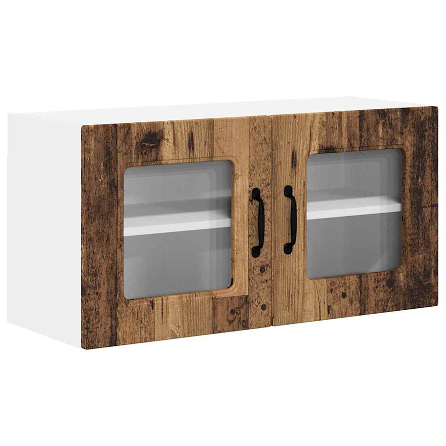 Keukenkast aan de muur Oud Hout 80 x 31 x 40 cm Bewerkt hout