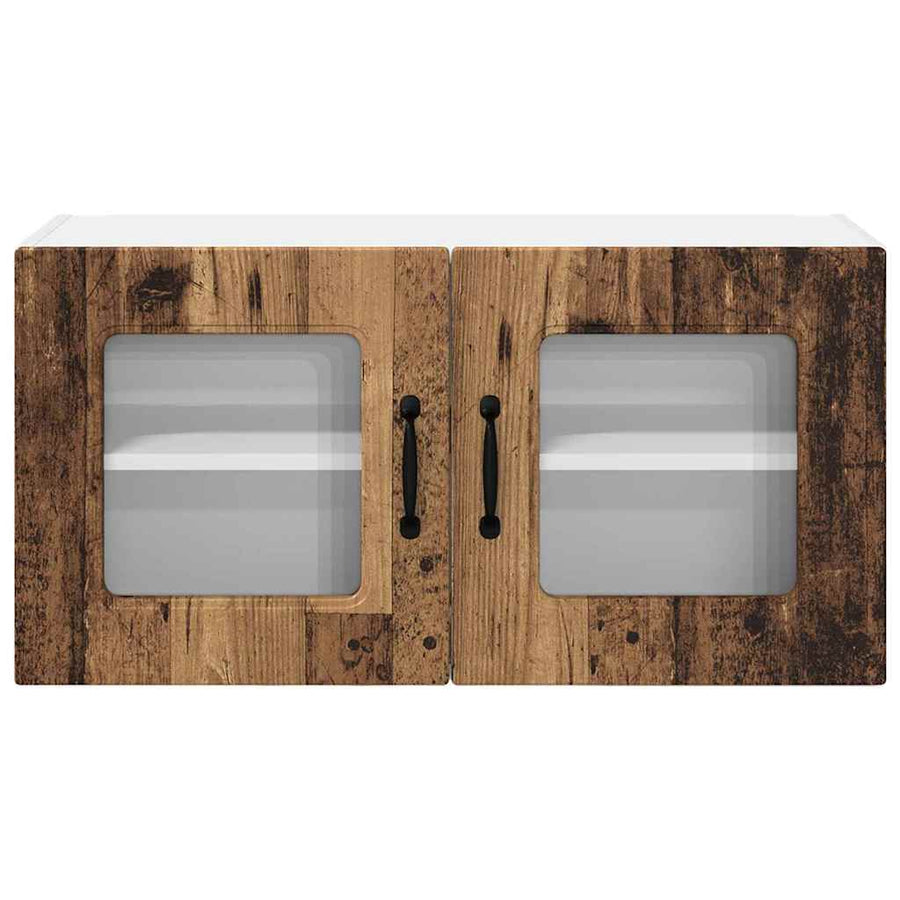 Keukenkast aan de muur Oud Hout 80 x 31 x 40 cm Bewerkt hout