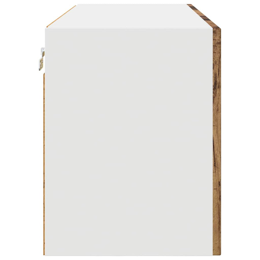 Keukenkast aan de muur Oud Hout 80 x 31 x 40 cm Bewerkt hout