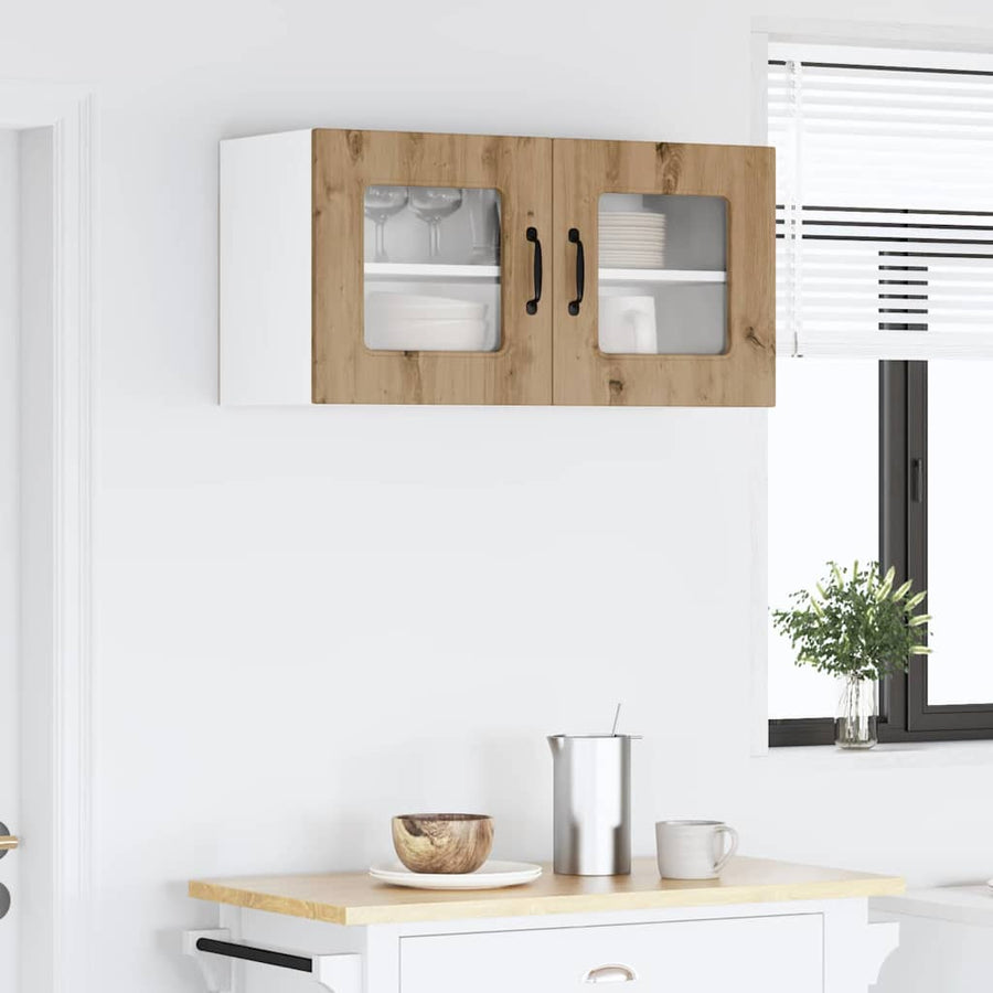 Keukenkast aan de muur met plank Artisan Eiken 80 x 31 x 40 cm