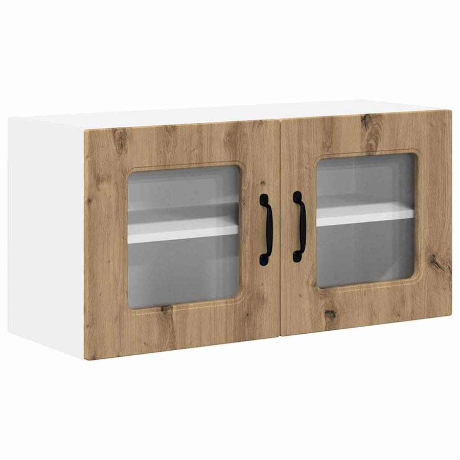 Keukenkast aan de muur met plank Artisan Eiken 80 x 31 x 40 cm