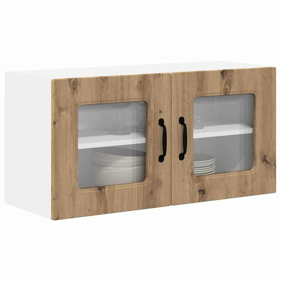 Keukenkast aan de muur met plank Artisan Eiken 80 x 31 x 40 cm