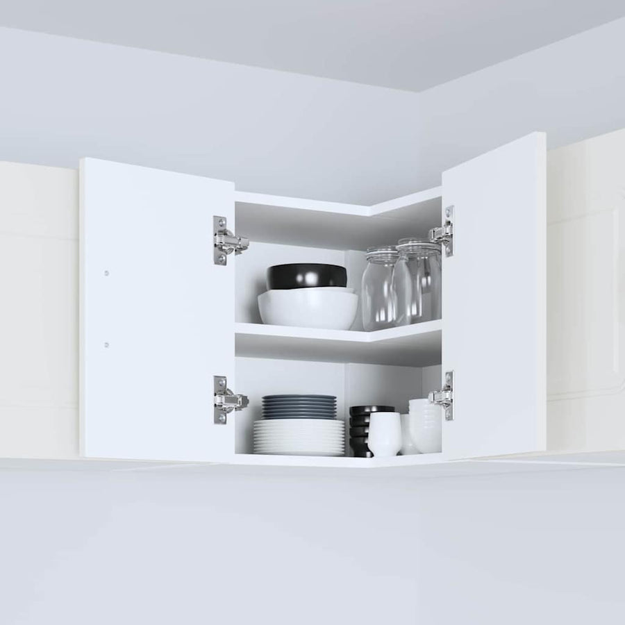 Keukenkast aan de muur Wit 57 x 57 x 40 cm Bewerkt hout