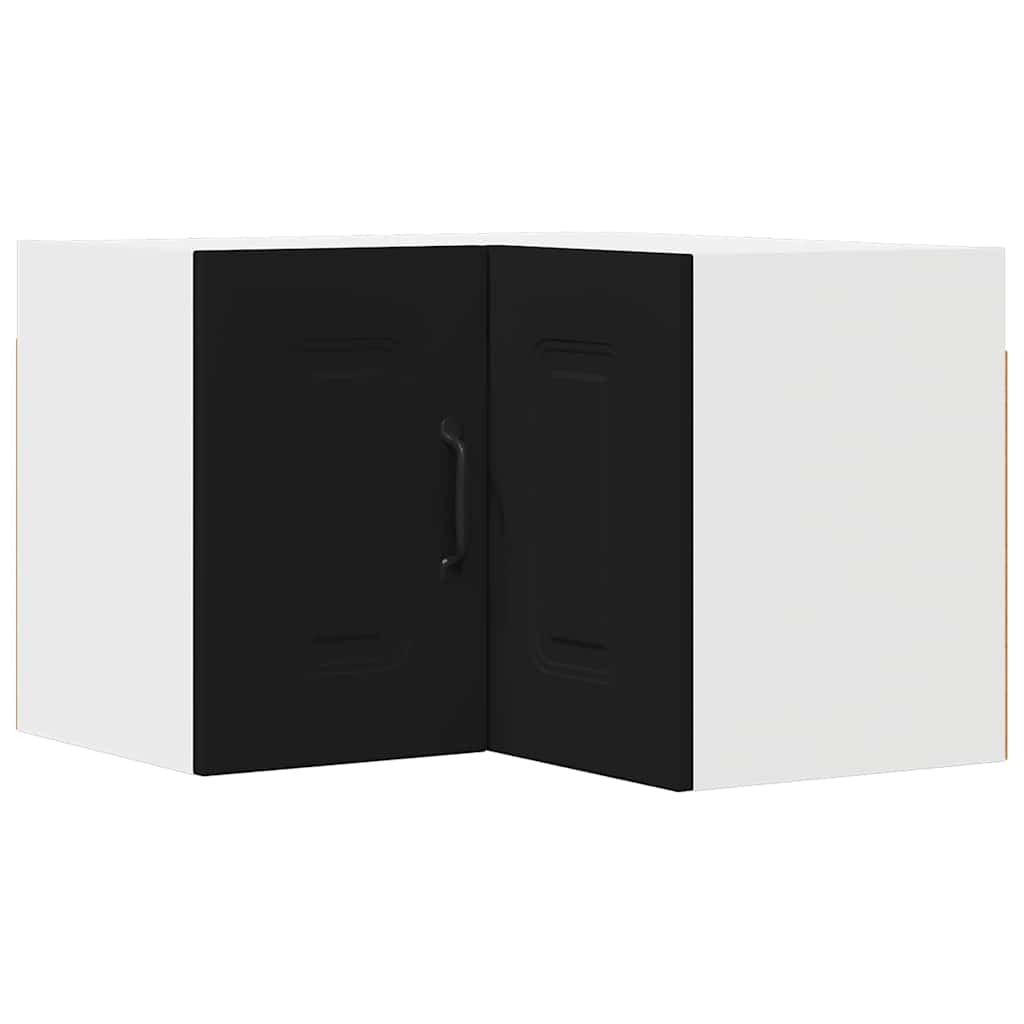 Keukenkast aan de muur Zwart 57 x 57 x 40 cm Bewerkt hout