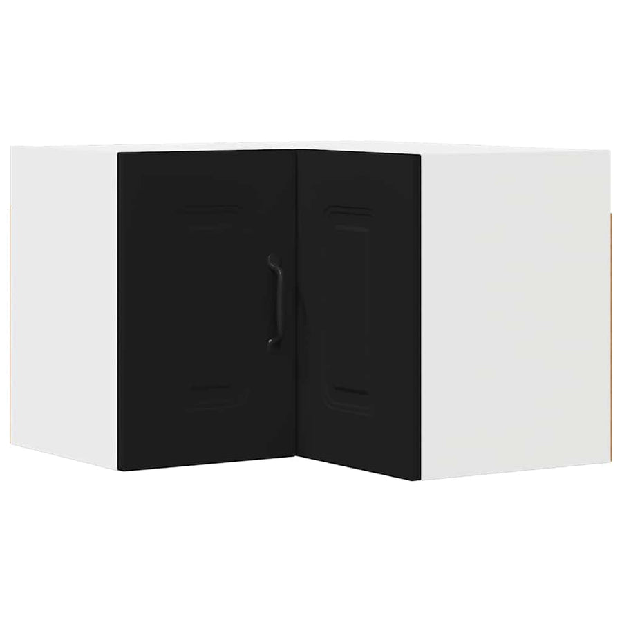 Keukenkast aan de muur Zwart 57 x 57 x 40 cm Bewerkt hout