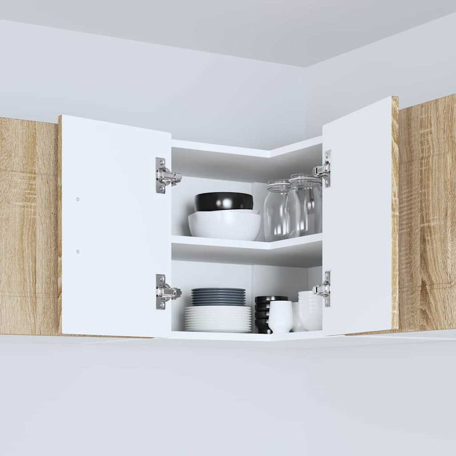 Keukenkast aan de muur met plank Sonoma Eiken 57 x 57 x 40 cm