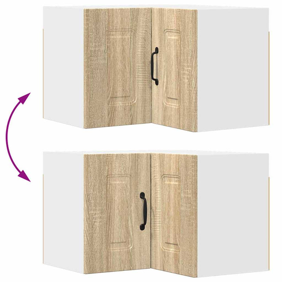 Keukenkast aan de muur met plank Sonoma Eiken 57 x 57 x 40 cm