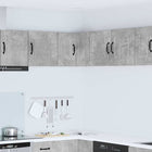 Keukenkast 57x57x40 cm bewerkt hout beton grijs