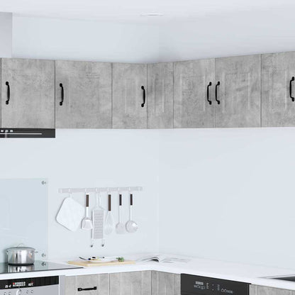Keukenkast aan de muur Beton Grijs 57 x 57 x 40 cm Bewerkt hout