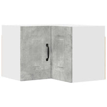 Keukenkast aan de muur Beton Grijs 57 x 57 x 40 cm Bewerkt hout