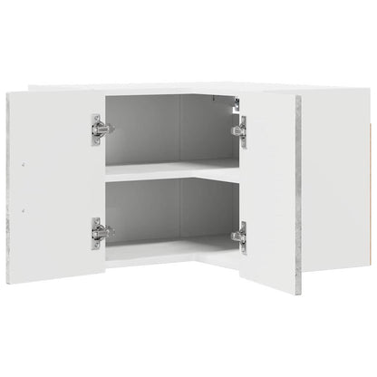 Keukenkast aan de muur Beton Grijs 57 x 57 x 40 cm Bewerkt hout