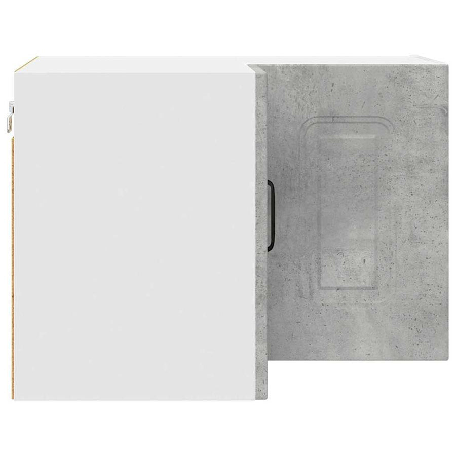 Keukenkast aan de muur Beton Grijs 57 x 57 x 40 cm Bewerkt hout