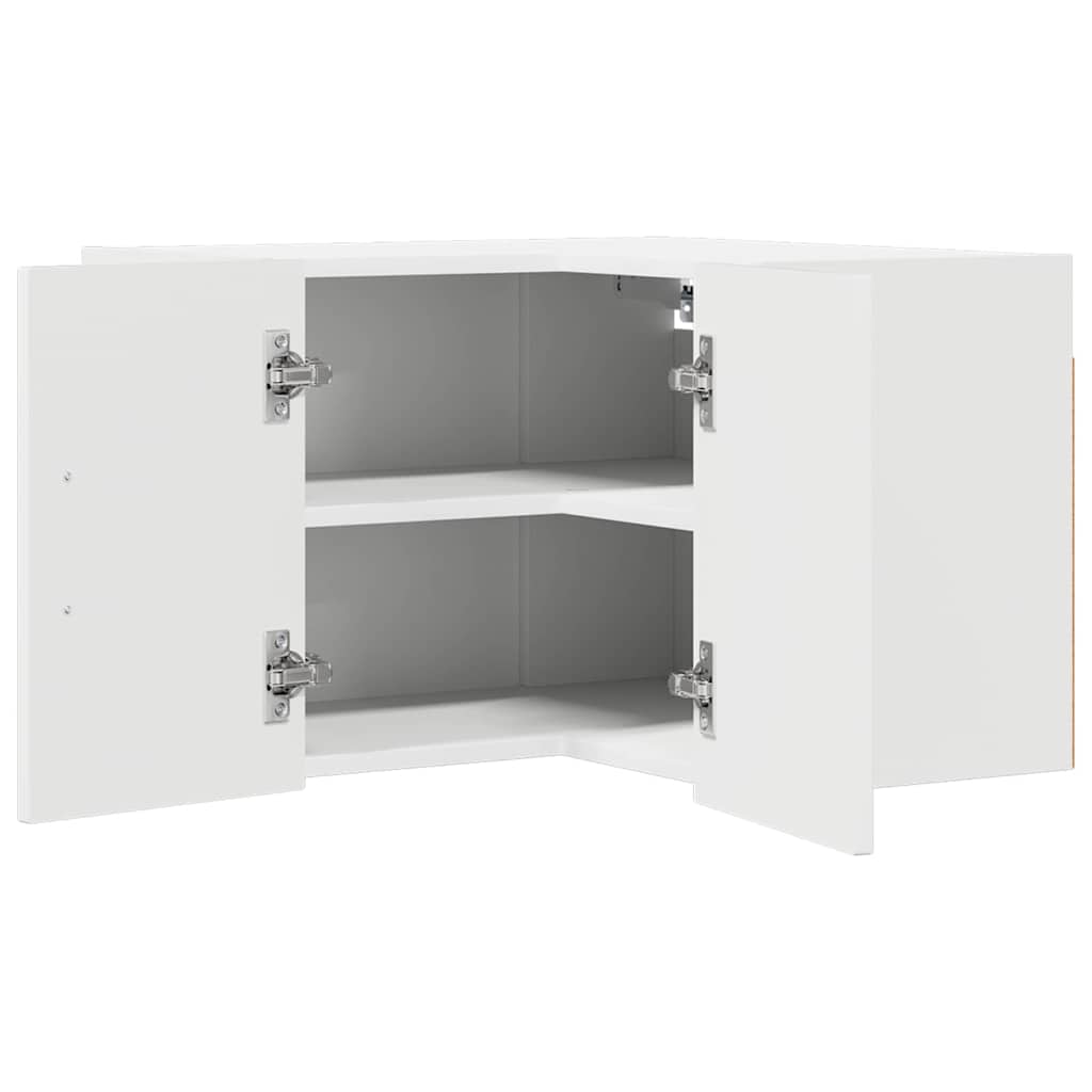 Keukenkast aan de muur met plank Hoogglans wit 57 x 57 x 40 cm